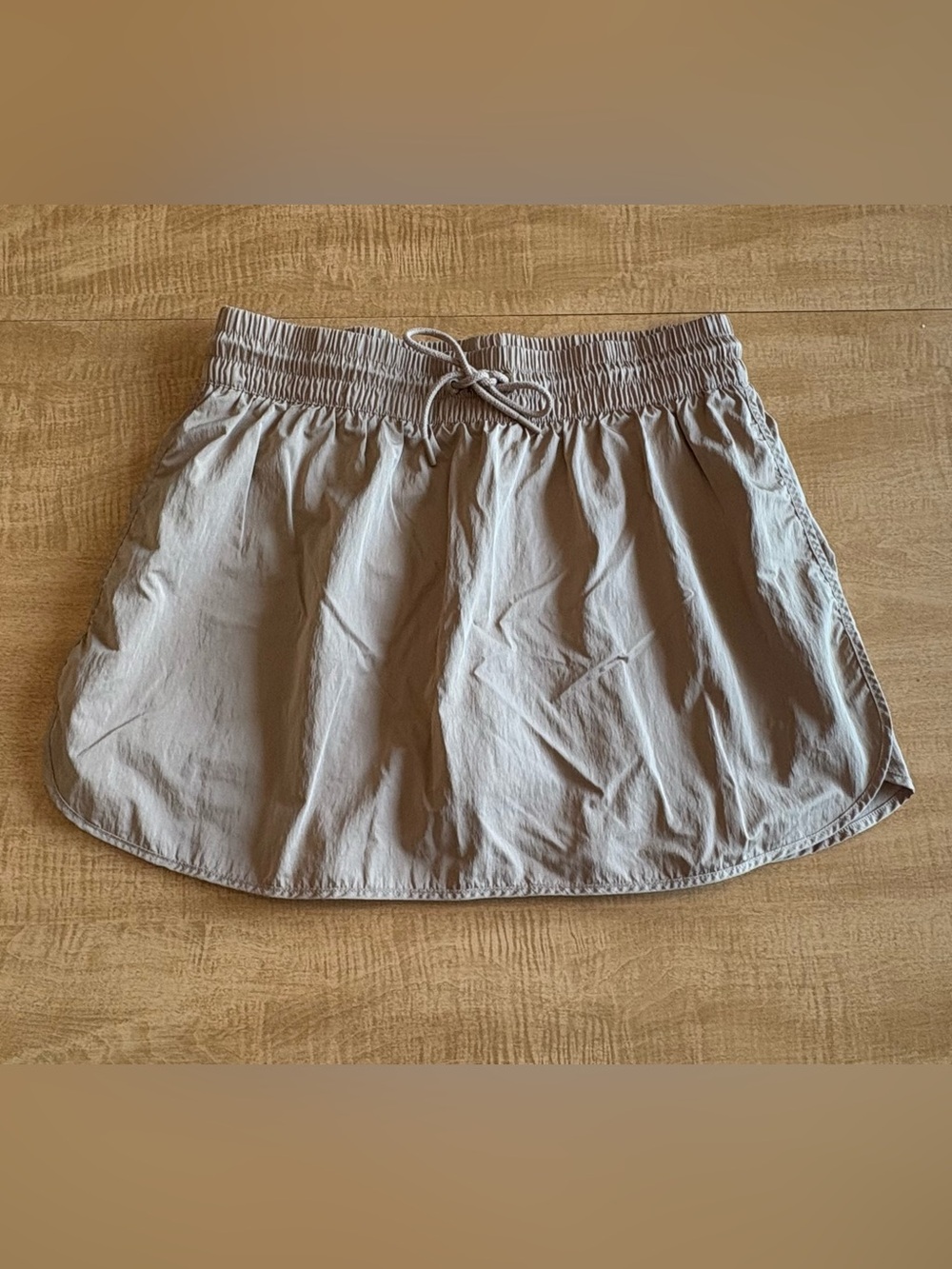 Aerie Offline Elastic Waist Lightweight Skort- Light Brown